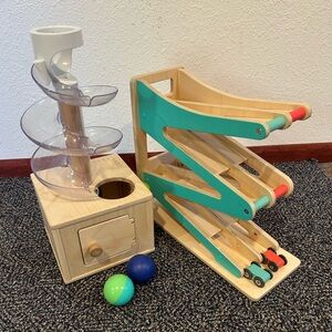 Lovevery Ball and Car Ramp Toy Set